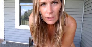 Just me trying to look sexy in heels, smokin&#039; and playing with myself