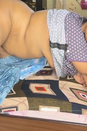 Desi Wife Gives Sloppy Spit Blowjob to Husband Real Indian Couple Oral Sex