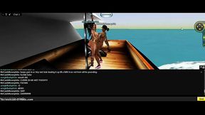 3D Cartoon Anime Chick Gets Wild In Game IMVU Adventure