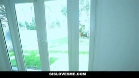 SisLovesMe Tiny Horny Stepsis Grinding Bros Cock