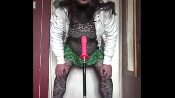 bisexual crossdresser wants to be filmed while getting his anal pussy fucked by a real cock instead of this dildo machine fucking him part 41