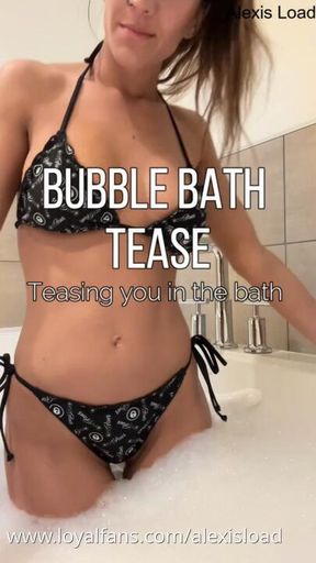 Bubble Bath Tease Soapy MILF