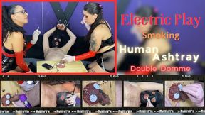 HUMAN ashtray, CBT & Double Domme