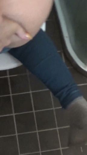 Big Ass Step Mom Fucked By Stepson In Shopping Mall Toilet   Clip 1