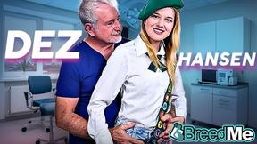Senior Doctor Breeds Young Dez Hansen