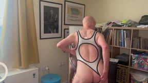 Thong back body suit Try-on