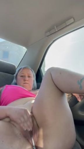 Public play in my car and got caught but finished anyway