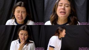 Erika Kononoba - CLOSE-UP of Japanese cute girl SNEEZING - MOV 1080p