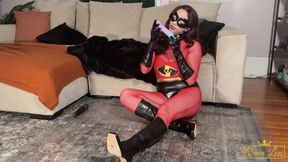 Elastigirl Squirts Multiple Times - Cosplay and Squirting Teaser