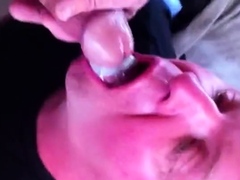 Big-Cock Amateur Takes Two Loads in His Mouth