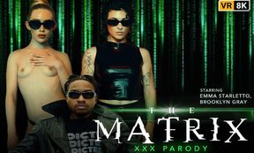 Emma Starletto And Brooklyn Gray - The Matrix (a Xxx Parody); Mff Threesome In Cosplay With And