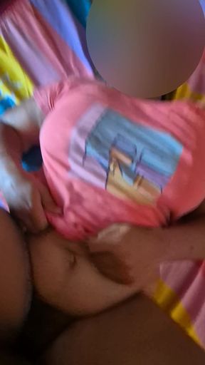 Sexy Big Tits Wife Sreeja in T Shirt POV Fucked