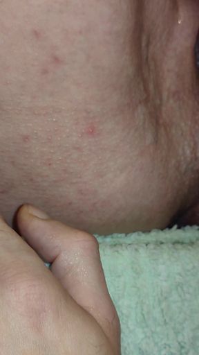 Squirt!!! My wife squirts into my mouth! Sign up! And jerk off with us,   Clip 2