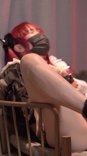 Rizu-kyun Cosplay, Bondage and Dildo   Clip 1