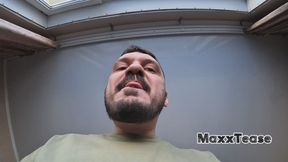 MaxxTease Spitting Fetish POV | Humiliation Spit Domination Close-Up