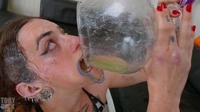 anal piss spew recycling malafalda is mouth spread for severe throatfuck! degraded and used hard