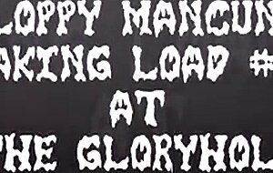 Sloppy Mancunt Taking Load 10 at the Gloryhole