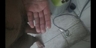 I misbehaved in the bathroom, I eheh