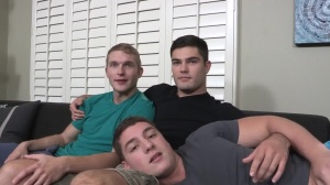 bare three-some With Pete, Tanner, And Forrest - anal Play