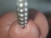 拘束阳具和睾丸插尿道棒