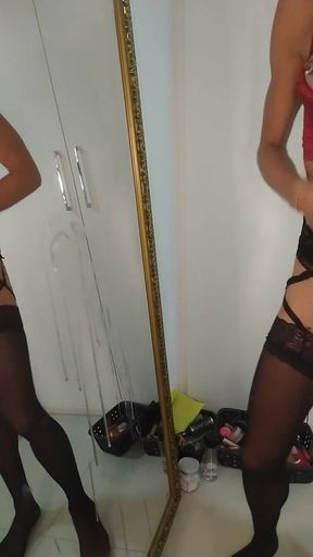 Paloma Veiga Cumming in the Mirror