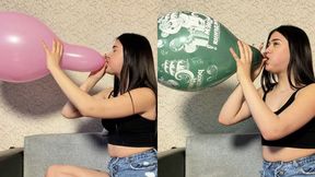 Anny B2P Triple Pop – 3 Balloons in Denim Shorts