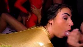 spandex groupsex orgy
