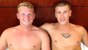 Bo Dakota & Brendon Scott barebacking each other viciously