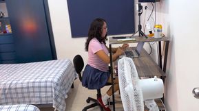 Sexy College Girl Gets Fucked by Her Stepbrother Alex and Then Joins Alan and Stepfather to Bathe in Milk