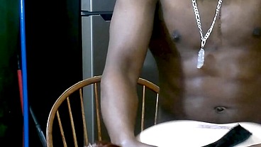 Dominant POV With Thick Tenant In Living Room