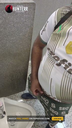 After Training Masturbating in the Bathroom