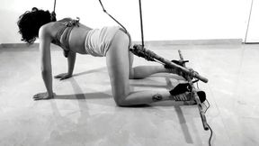 Verified Amateurs - Subspace: /3 Sub Train - Neck Tie, Gag Ball, Anal Hook, Magic Wand Bondage On Her Knees