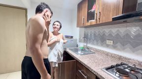 My Big Ass Latina Stepsister Asks Me for Help Fixing the Faucet, in Exchange She Lets Me Put My Rich and Huge Cock in Her