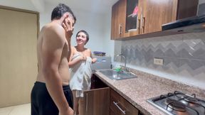 My Big Ass Latina Stepsister Asks Me for Help Fixing the Faucet, in Exchange She Lets Me Put My Rich and Huge Cock in Her