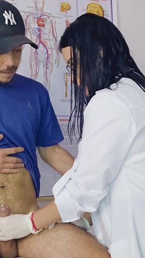 Hot Nurse Needs a Sample of Your Semen Now!!!