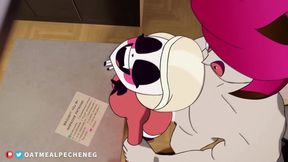 Clothed Demon Close-Up Loop – Hazbin Hotel Anime Music Scene