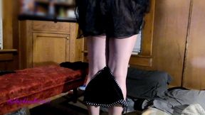 Daphne Teasing You with Her Panties in a Skirt