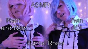ASMR Rem and Ram Twin JOI - ReZero Cosplay