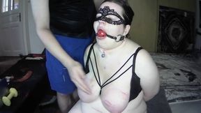Breast spanked bitch screaming from pleasure full