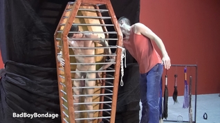 Bruno Gets Flogged In The Cage