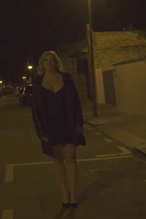 This Busty Mature Woman Goes Out on the Street with Her Tits Out Looking for Young Men to Fuck