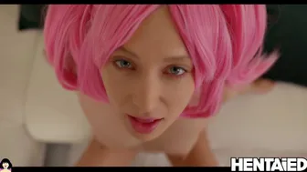 Cute Pink-Haired Babe Loves Intense Fucking and Squirting