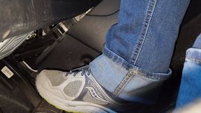 Driving in Saucony Sneakers 2
