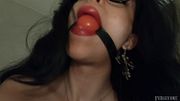 Kore Fox POV Facesitting, foot fetish, ballgaged...