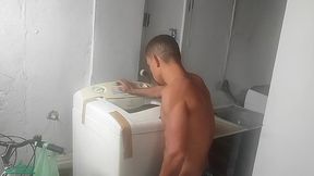 o tecnico da maquina de lavar sem cueca