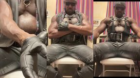 black muscle tit pump flex & nipple play solo session