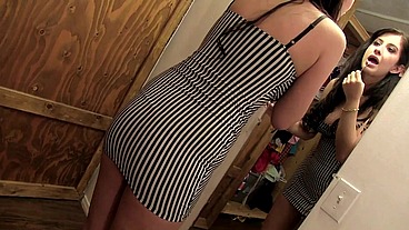 Karina White Squirts on Romeo's Big Cock
