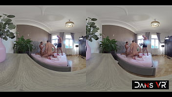 Lovita Fate Vr Video Part Two &ndash_ Behind The Scenes - Little Pussy Cutie Stretched Out In Massive Cock Threesome
