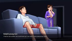 new step mom and step son  make amazing seen in summertime saga part 6