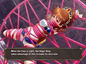 Wizard goes through a forest full of monsters